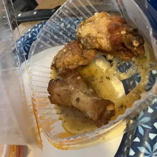Garlic Parmesan wings