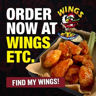 order now at wings etc