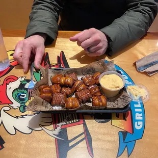 Pretzel Bites with Beer Cheese 4 Oz