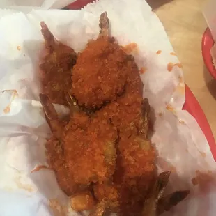 Buffalo Jumbo Shrimp Dinner