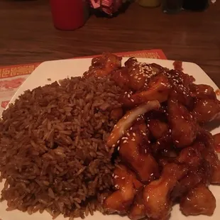 Sesame Chicken and Fried Rice!