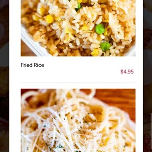 Rice &amp; Noodles. 4/2024. Verify prices on website.