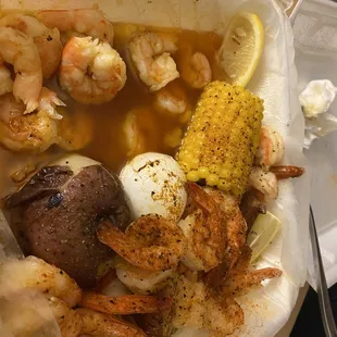 B1. Low Country Boil Fresh Shrimp