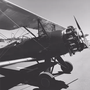 World War I vintage biplane
