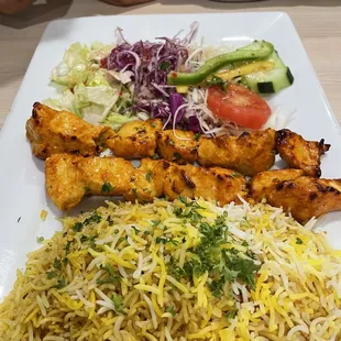 Chicken tikka kebab