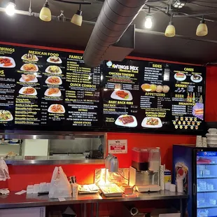 Wall menu