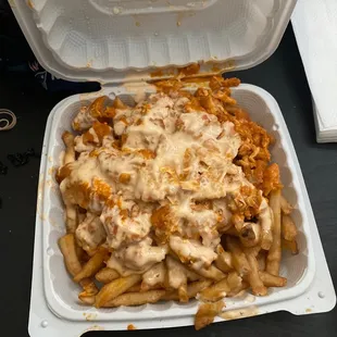 medium buffalo chipotle fries