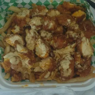 Buffalo Chipotle chicken fries