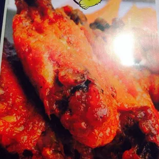 a menu for wings n go