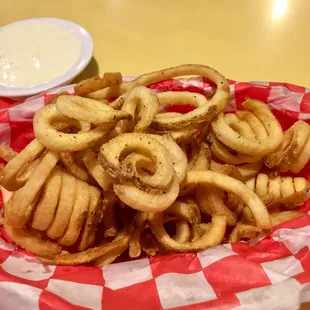 Side of curly fries