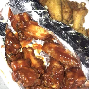 Thursday 20 for $13 deal I believe .  Honey bbq &amp; lemon pepper
