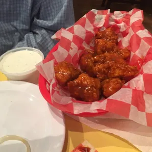 Cajun boneless and ranch