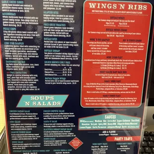 Apps wings ribs sauces