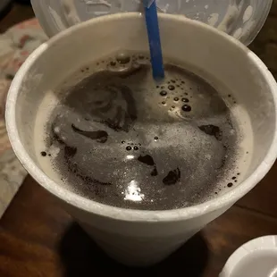 No ice in the iced tea