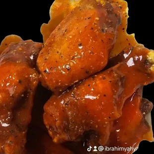 a closeup of a plate of food