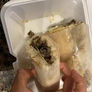 burritos and wraps, food
