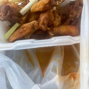 Wings to go.