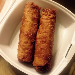 Eggrolls-typical eggrolls, very little pork and a whole lot of cabbage
