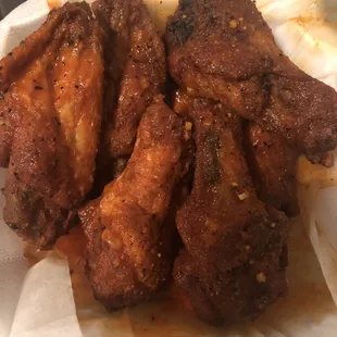 Spicy lemon pepper wings