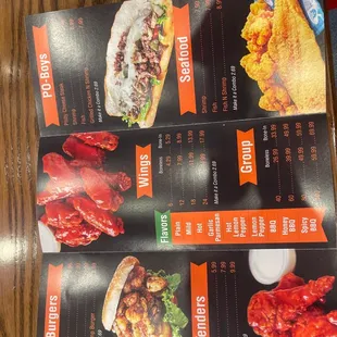 To go menus