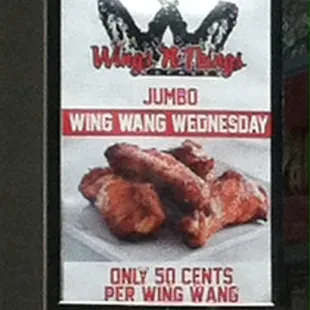 50c Wing Wang Wednesdays