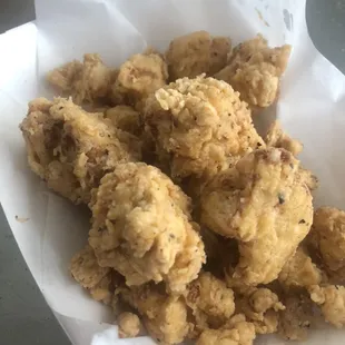 Fried cauliflower comes w/ ranch also