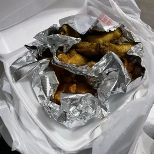 Buffalo Shrimp &amp; Lemon Pepper Wings
