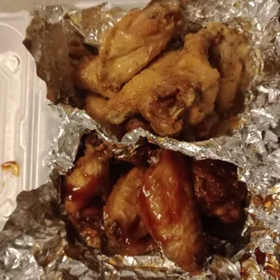 Garlic Parmesan and teriyaki chicken
