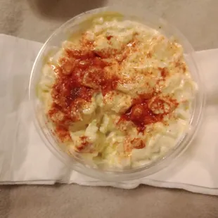Thick and creamy potato salad