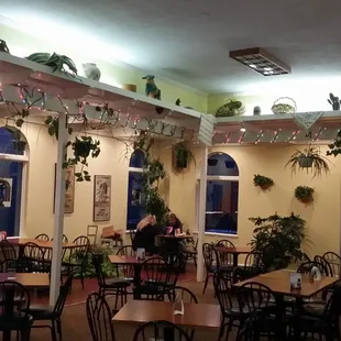 the interior of a restaurant