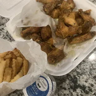 20pc lemon pepper and garlic parmesan