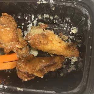 Garlic Parmesan wings