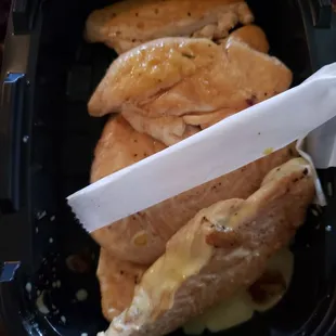 Grilled Chicken Tenders tossed in Honey Mustard and Teriyaki