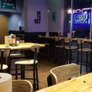 interior, sushi and sashimi