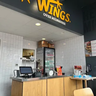 the interior of a restaurant