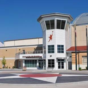 The Wings Over the Rockies Air &amp; Space museum tower.