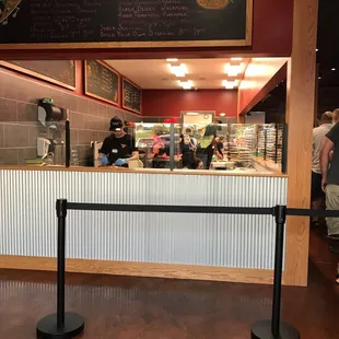 a view of the counter