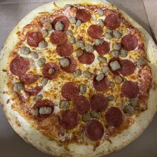 Sausage and Pepperoni
