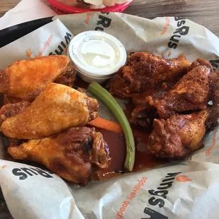 Half hot half Cajun   Traditional Wings
