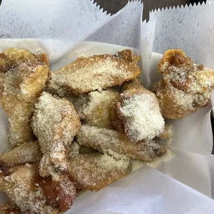 Parmesan garlic wings