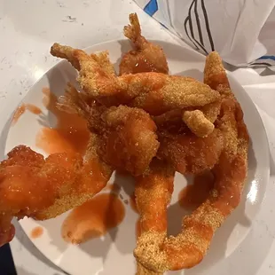 Only way I can eat it - at home drenched in hot sauce