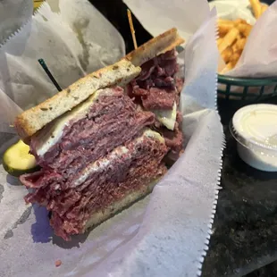 Regular Corned Beef and Swiss Sandwich