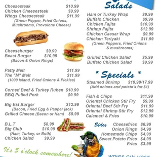 Great new food selections!