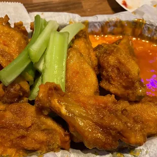 Hot honey garlic Wings