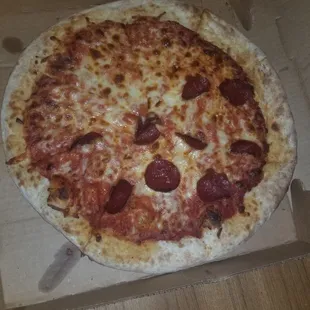 a pizza in a box