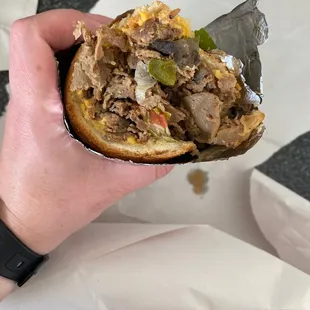 &quot;Loaded&quot; Cheesesteak