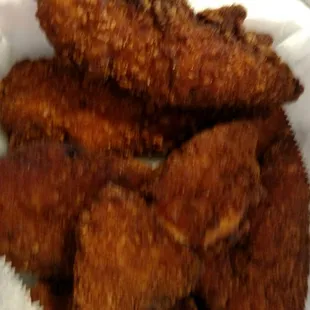 a basket of fried chicken