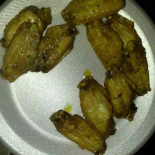 Wings are small but they taste good