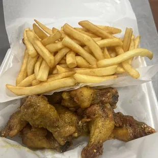 Lemon Pepper wings combo