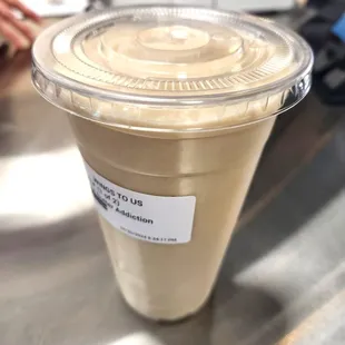Peanut Butter Smoothie with Sweet Banana